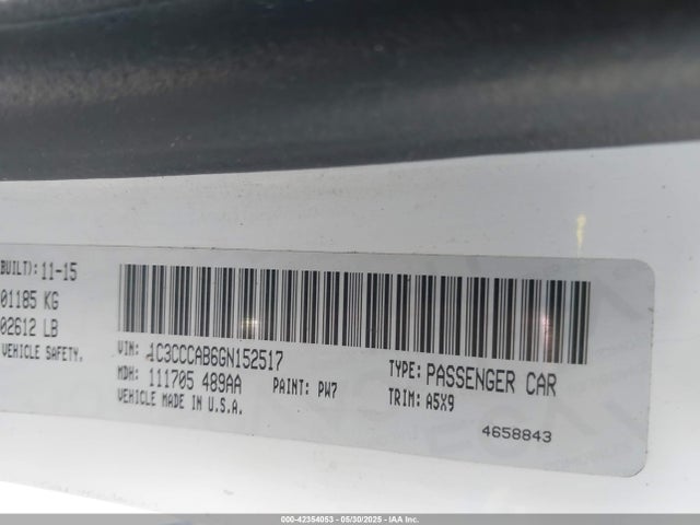 Chrysler 200 Limited 2016 1C3CCCAB6GN152517 Image 9