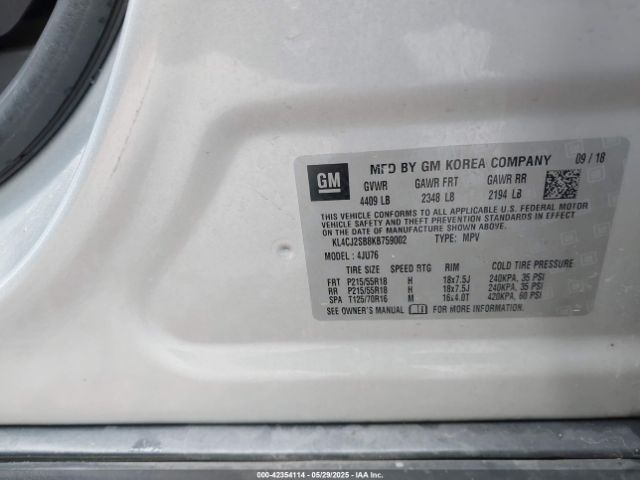 2019 BUICK ENCORE KL4CJ2SB8KB759002 Photo 8