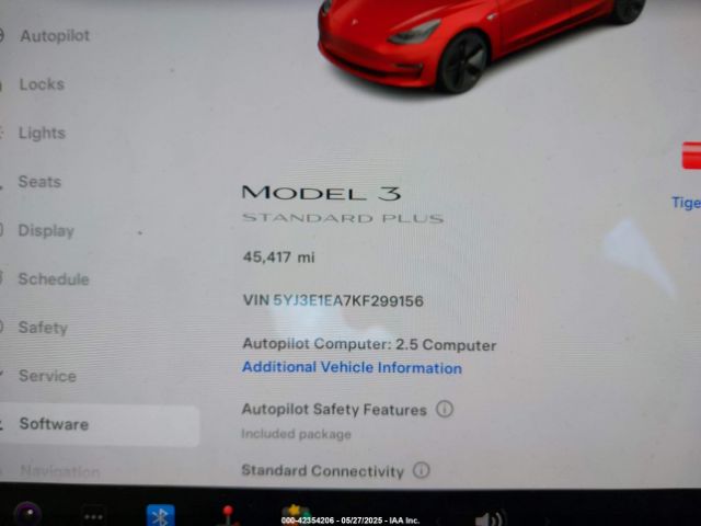 5YJ3E1EA7KF299156 Tesla MODEL 3