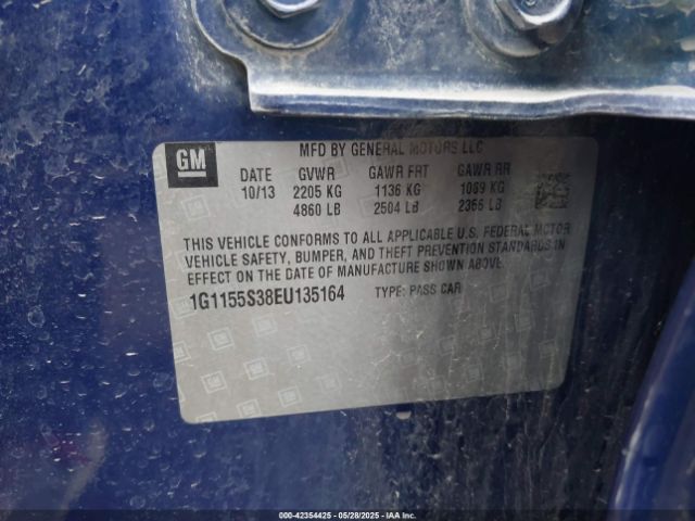 1G1155S38EU135164 Chevrolet lfx