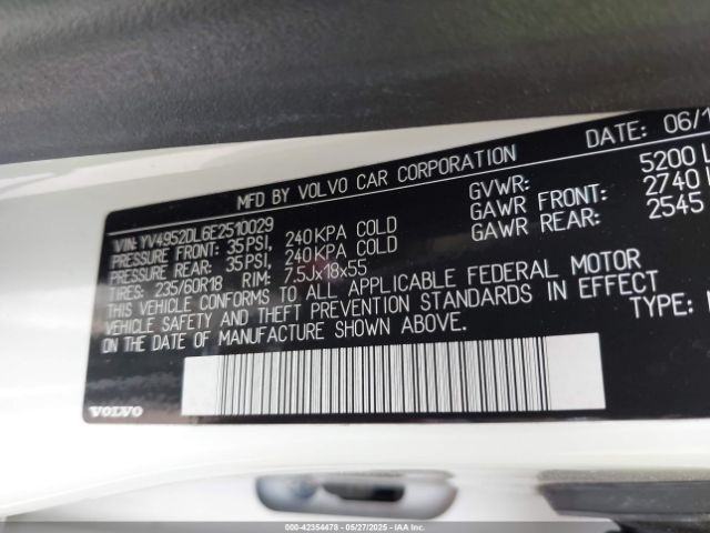 2014 VOLVO XC60 YV4952DL6E2510029 Photo 8