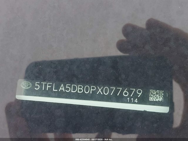 5TFLA5DB0PX077679 Toyota Tundra Sr5