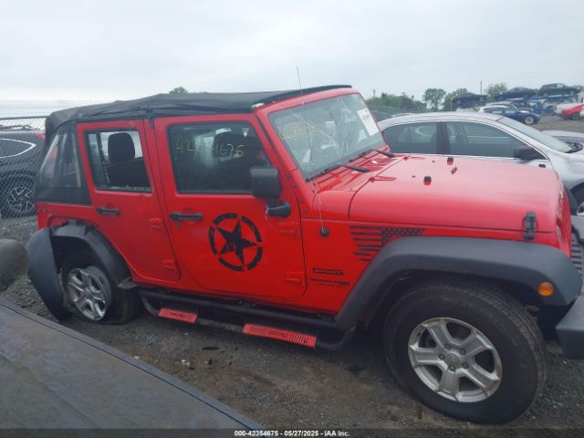 1C4BJWDG3JL809217 Jeep Wrangler Jk Unlimited Sport 4x4