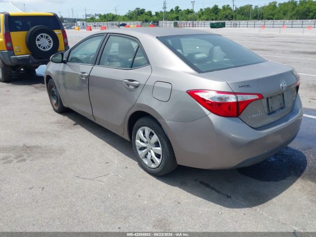 2T1BURHE5FC299713 Toyota Corolla L/le/le Pls/prm/s/s Pls