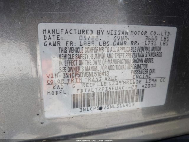 2022 NISSAN KICKS 3N1CP5DV5NL516413 Photo 8