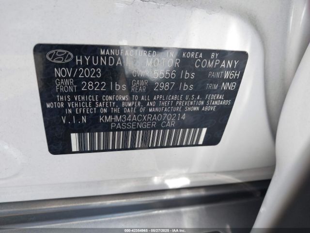 2024 HYUNDAI IONIQ 6 KMHM34ACXRA070214 Photo 8