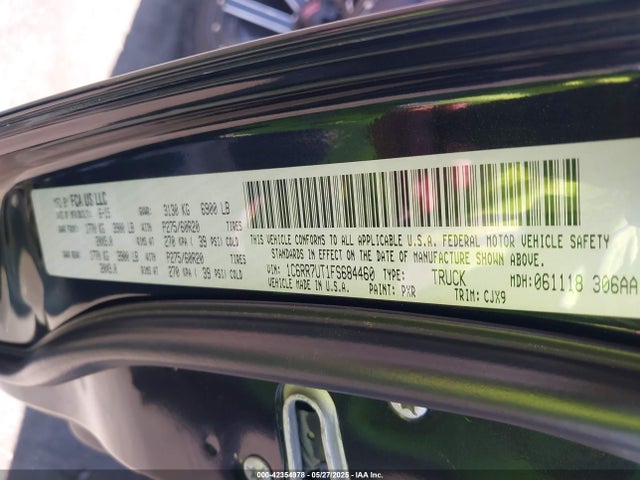 RAM 2015 2015 1C6RR7UT1FS684460 Image 9