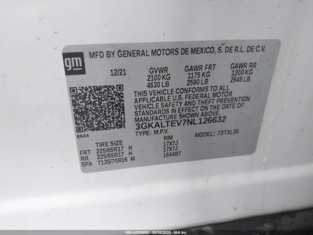 2022 GMC TERRAIN 3GKALTEV7NL126632 Photo 8