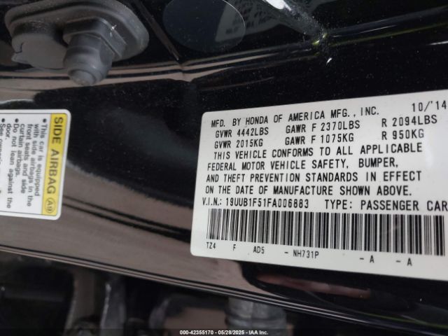 2015 ACURA TLX 19UUB1F51FA006883 Photo 8