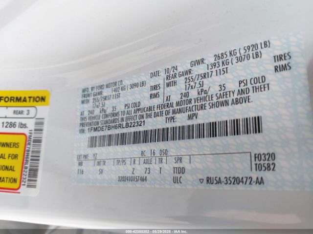 2024 FORD BRONCO 1FMDE7BH6RLB22321 Photo 8