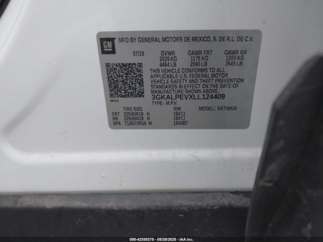 2020 GMC TERRAIN 3GKALPEVXLL124409 Photo 8