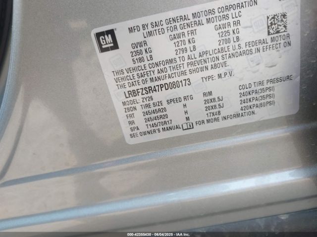 2023 BUICK ENVISION LRBFZSR47PD080173 Photo 8