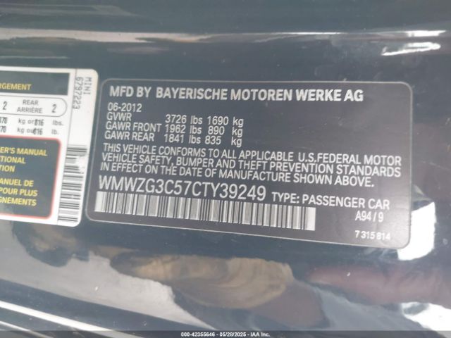 2012 MINI COOPER S CLUBMAN WMWZG3C57CTY39249 Photo 8