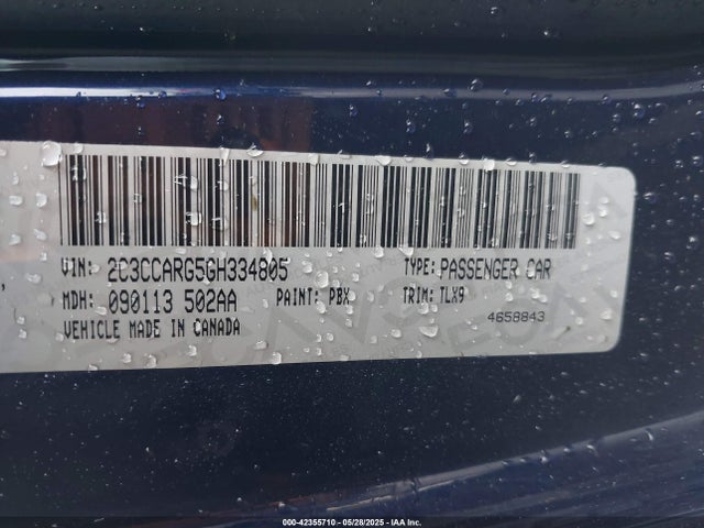 2C3CCARG5GH334805 Chrysler 300 Limited