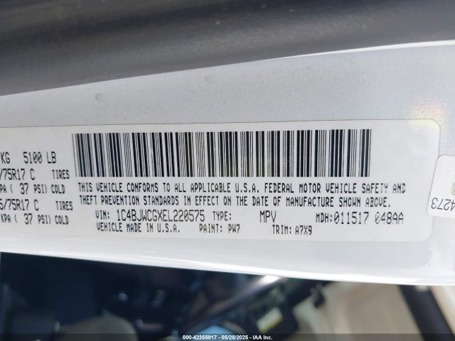 1C4BJWCGXEL220575 Jeep 2014