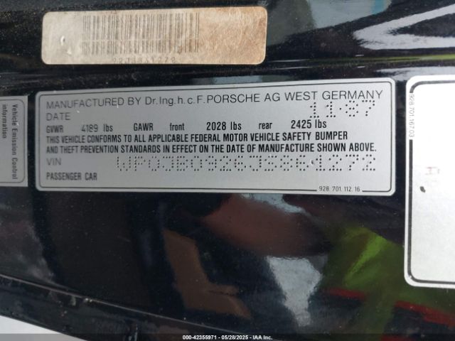 1988 PORSCHE 928 WP0JB0926JS861272 Photo 8