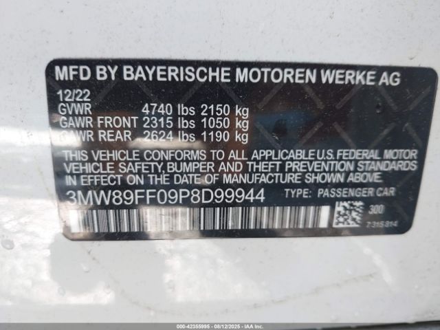 2023 BMW 330I 3MW89FF09P8D08848 Photo 8
