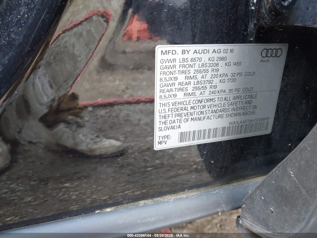 2017 AUDI Q7 WA1LAAF78HD009855 Photo 8