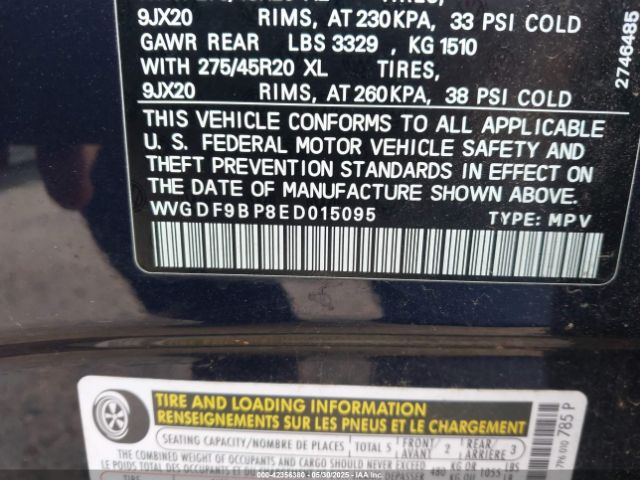 2014 VOLKSWAGEN TOUAREG WVGDF9BP8ED015095 Photo 8