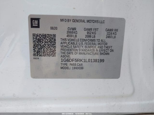 2020 CADILLAC CT4 1G6DF5RK1L0138199 Photo 8