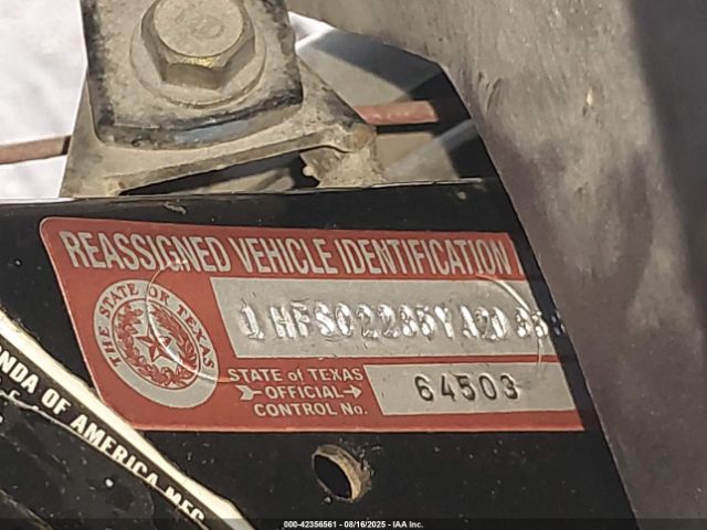 2000 HONDA GL1500 1HFSC2235YA203688 Photo 9