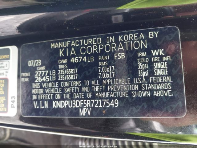 2024 KIA SPORTAGE KNDPU3DF5R7217549 Photo 8