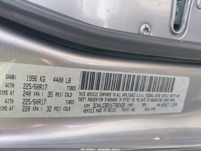 Jeep Compass 2019 3C4NJCBB1KT782429 Image 9