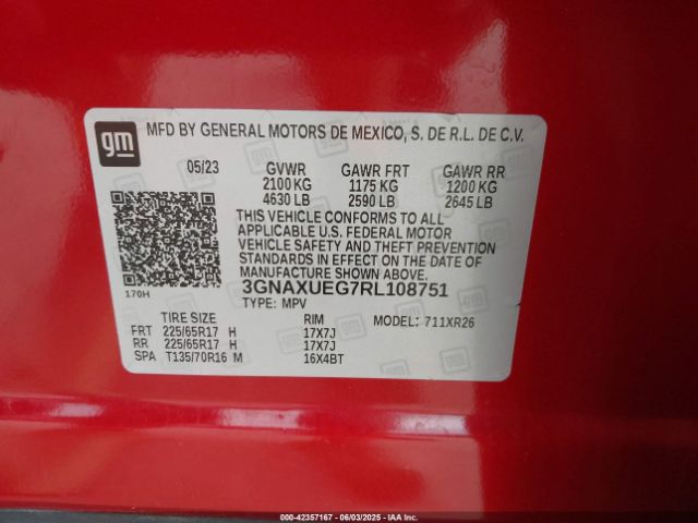 2024 CHEVROLET EQUINOX 3GNAXUEG7RL108751 Photo 8