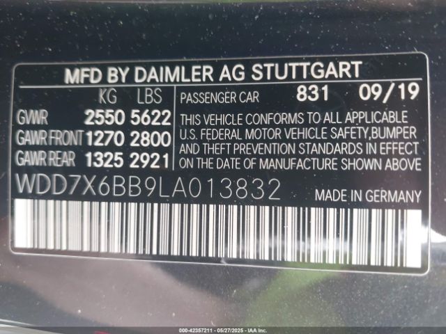 2020 MERCEDES-BENZ AMG GT 53 4-DOOR COUPE WDD7X6BB9LA013832 Photo 8