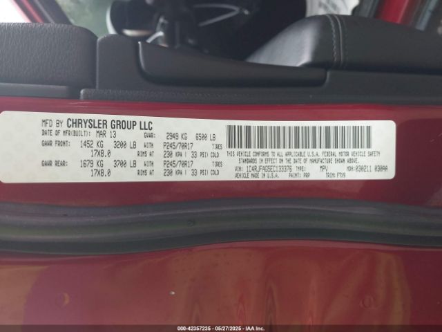 1C4RJFAG5EC133376 Jeep Grand Cherokee Laredo
