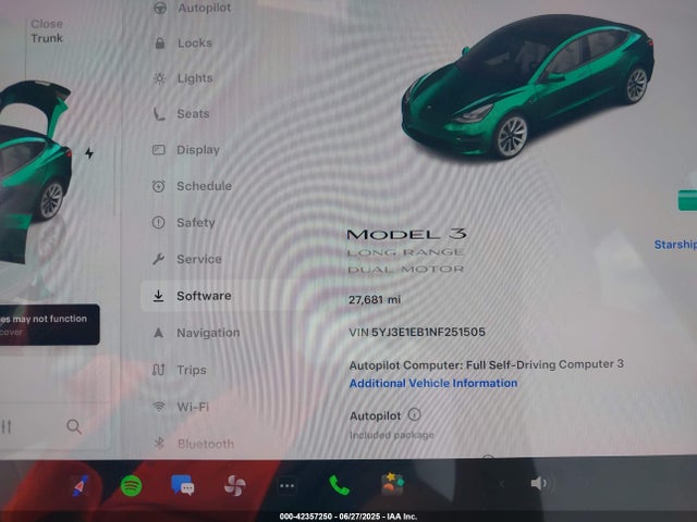 2022 TESLA MODEL 3 5YJ3E1EB1NF251505 Photo 6