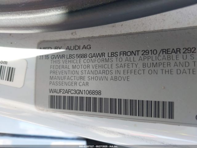 2016 AUDI S6 WAUF2AFC3GN106898 Photo 8