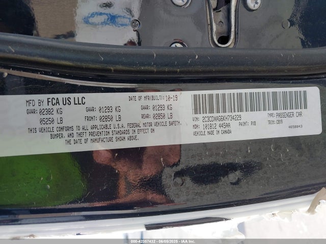 Dodge Charger 2019 2C3CDXAG6KH734229 Image 9