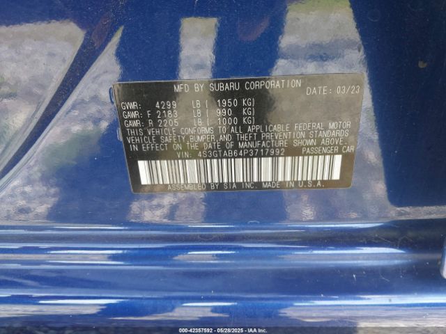 2023 SUBARU IMPREZA 4S3GTAB64P3717992 Photo 8