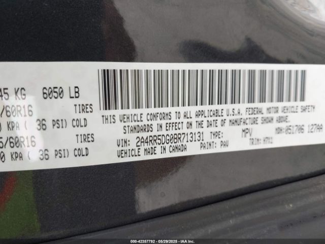 2011 CHRYSLER TOWN & COUNTRY 2A4RR5DG0BR713131 Photo 8