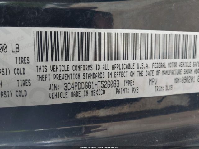 2017 DODGE JOURNEY 3C4PDDGG1HT526083 Photo 8