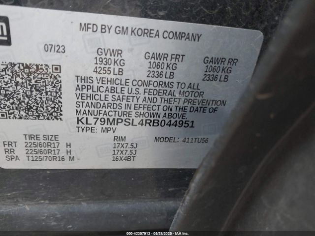 2024 CHEVROLET TRAILBLAZER KL79MPSL4RB044951 Photo 8