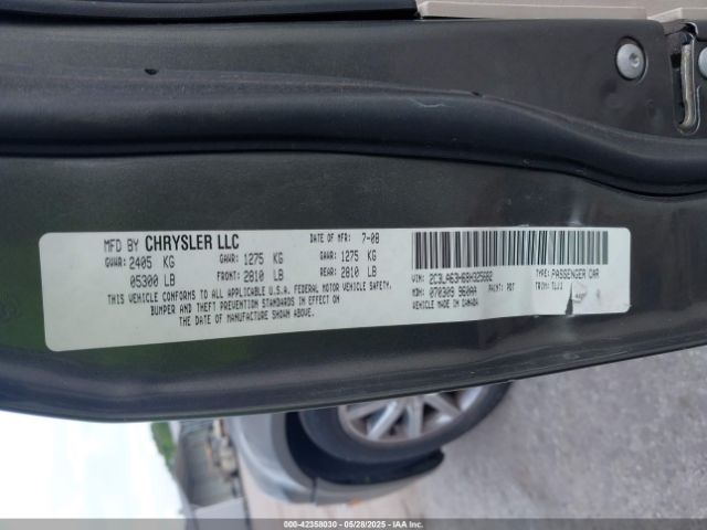 2008 CHRYSLER 300C 2C3LA63H68H325682 Photo 8