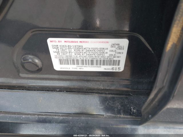 2012 MITSUBISHI OUTLANDER SPORT JA4AP4AU7CZ005926 Photo 8