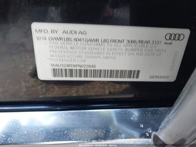 2015 AUDI A8 L WAU32AFD6FN022648 Photo 8