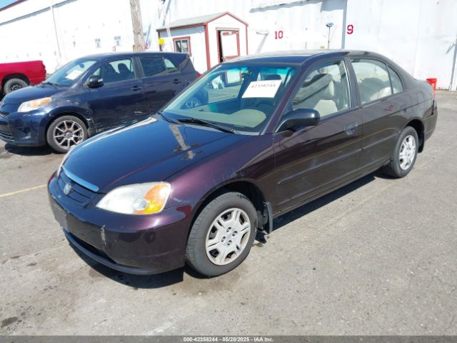 2001 HONDA CIVIC JHMES165X1S007941 Photo 1