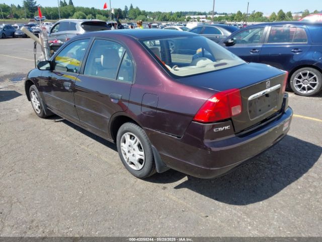 2001 HONDA CIVIC JHMES165X1S007941 Photo 2