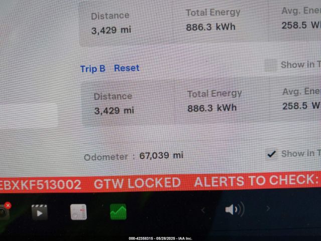 5YJ3E1EBXKF513002 Tesla Model 3 Long Range/performance