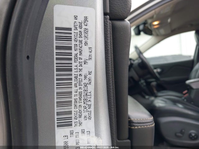 1C4PJMDB1GW181342 Jeep 2016