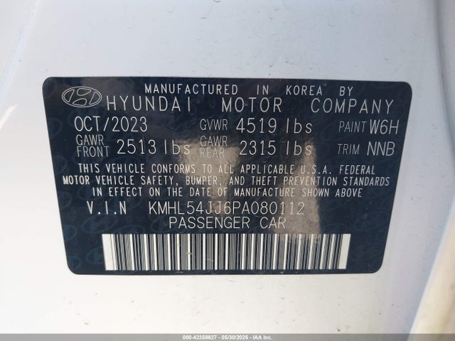 KMHL54JJ6PA080112 Hyundai gdi nu pe