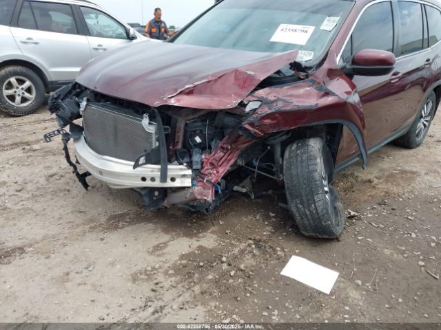 5FNYF5H59JB030003 Honda Pilot Ex-l