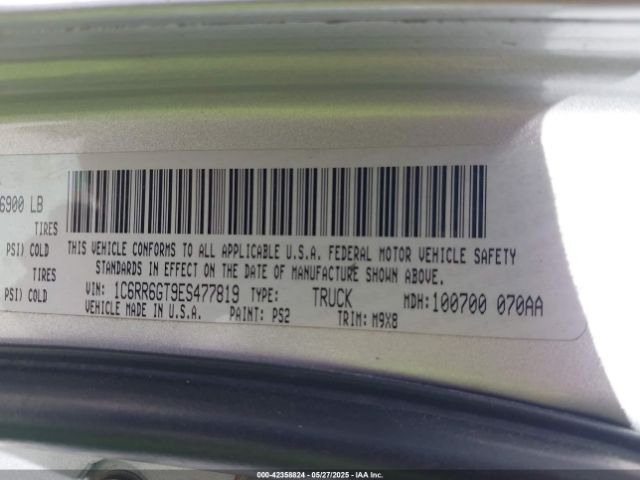 1C6RR6GT9ES477819 RAM 1500 Big Horn