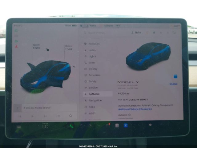 2022 TESLA MODEL Y 7SAYGDEE3NF315963 Photo 6