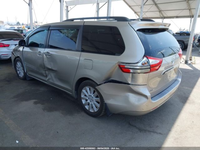 5TDYK3DC0FS542529 Toyota Sienna Limited Premium 7 Passenger