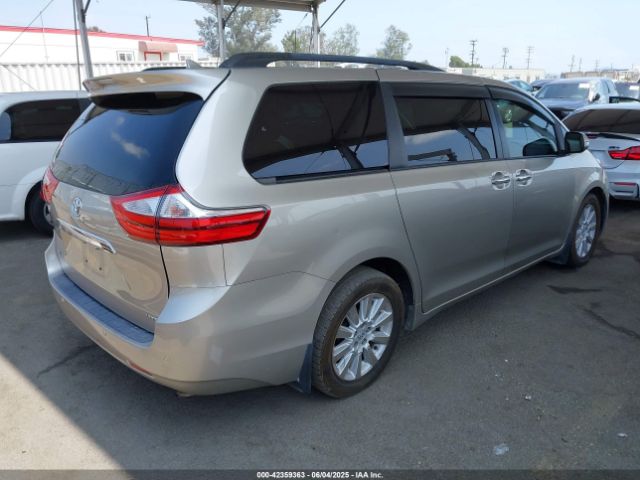 5TDYK3DC0FS542529 Toyota Sienna Limited Premium 7 Passenger